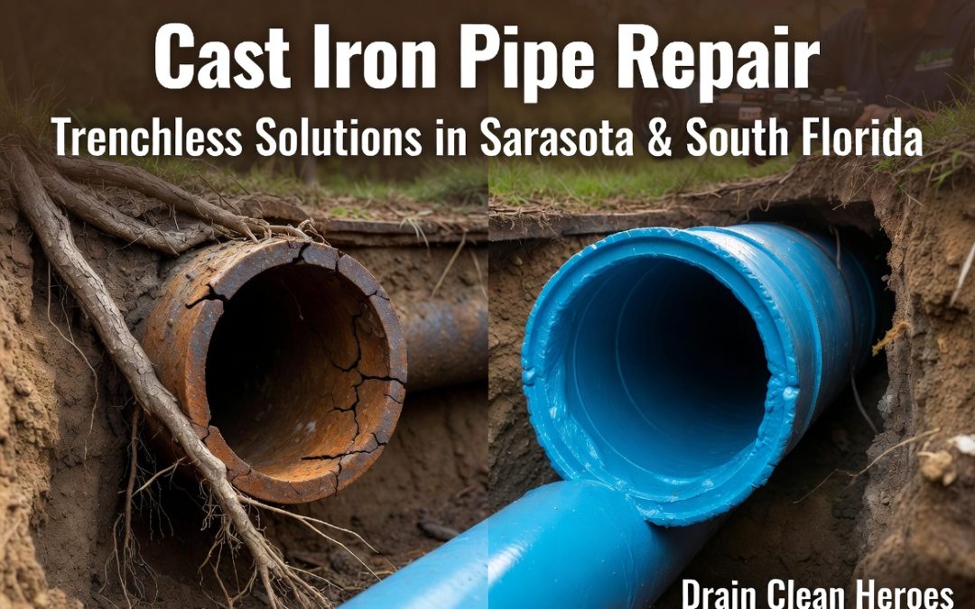 Cast Iron Pipe Repair Services in Sarasota & South Florida: Expert Solutions for Aging Sewer Lines