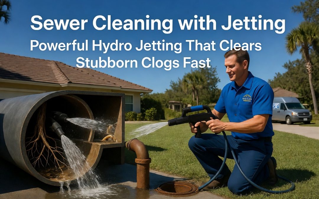Sewer Cleaning with Jetting in Sarasota & Manatee Counties: Powerful Hydro Jetting That Clears Stubborn Clogs Fast